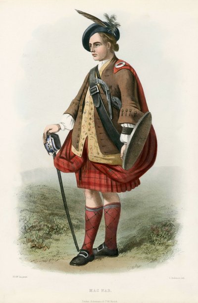 Mac Nab, de The Clans of the Scottish Highlands, pub. 1845 de Robert Ronald McIan